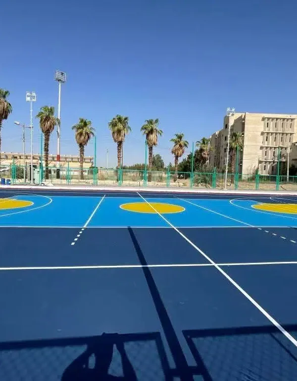الاكريليك لأرضيات الملاعب بمواصفات قياسية